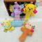 China supplier cheap squeaky plush dog chew teeth grinding bones pet toy