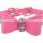 Hot Drilling Butterfly Knot Pet Collar Comffortable Leash Training Dog Rope Pet Neck Chain Pet Supplies