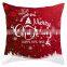New Design Plain Cotton Christmas Throw Pillow Case Cover
