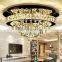Modern Luxury led ceiling light top led crystal ceiling chandelier lamp for hotel hall living room