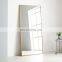 Adjustable lockable jewelry cabinet standing vintage mirror jewelry armoire organizer with mirror full length standing storage