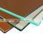 Factory price small size glass table top for laptop desk