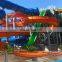 Hot Commercial Colorful Tube Water Park Slides Equipment For Kids Amusement