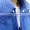 Non-sterile SMS disposable pp blue Isolation Medical non woven Lab Coat for laboratory use