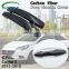 4 PCS Gloss Black Carbon Fiber Door Handle Cover Catch Trim Car Accessories for Opel Vauxhall Holden Corsa E 2015 2016 2017 2018