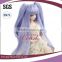 fashion design Newest purple synthetic hair for dolls wigs