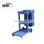 janitor Cart Cleaning Car with  Dustpan Holder