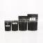 Odor food edible matte black clear self-sealing food packaging zipper lock silver mylar aluminum foil plastic bag