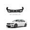 Car Accessories Body Kit Car Bumpers Facelifted Carbon Fiber Rear Bumper Diffuser Rear Lip With Light For Bmw 3 Series G20 G28
