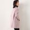 The new 2021 simple commuter single-breasted double-faced wool coat for women