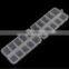 Multifunctional High Strength Transparent Clear Plastic Fishing Lure Tackle Boxes With 20 Compartments
