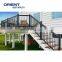 Modern design Aluminum balcony handrail, high quality perspecx balcony handrail, durable aluminum balcony handrail