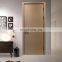 Kitchen bathroom frosted glass wooden door modern minimalist home interior door