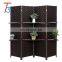 4 Panel sliding wall partitions movable room divider screen