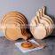 Woods PPAL Gourmet Acacia Hardwood Пицца шпатель/Нарезной доски/Сервировочная тарелка, Большой, 21.25 x 16 x 0.625: Деревянная пицца доска: Тарелки