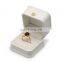 factory wholesale Custom Logo Luxury Pu leather jewelry box ring box