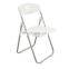 Top quality wholesale white training conference used wedding events backpack lightweight plastic folding chairs