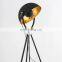 Modern Nordic Design Vintage Metal Stand Light Black Gold Sputnik Satellite Tripod LED Floor Lamp