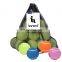 china suppliers promotional multi-colored custom printed tennis balls training
