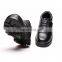 China Light genuine leather black mid cut  metal free  safety shoe