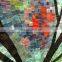Customized design diy decorative flower glass mosaic wall art live room flower pattern mosaic tile decoration mural mosaic