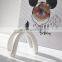 Modern Decorative Handmade Wedding Art Porcelain Matte White Creative Ceramic Pot Irregular Flower Vase Nordic Home Decoration