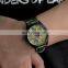 SINOBI Camouflage Color Men's Watch Unique Design Wristwatch Nylon Strap Band Arabic Number Index Dial Quartz Movement S9572G
