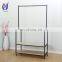 Customize stainless steel black clothes hanging drying display rack