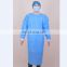 Disposable non woven isolation gown PP PP+PE SMS Green white blue yellow isolation gown