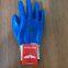 Blue nitrile coated gloves work glove nylon nitrile dipped labor gloves