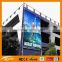 Outdoor flexible scrolling banner advertisment display