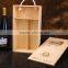 Fashion Cheap Birch Venner Single Bottle Cylinder Wooden Wine Gift Box