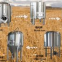 Shockproof Electric Commercial Microbrewery Equipment Semi Auto Control Panel