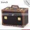 Guangdong factory made cosmetic packaging box makeup organizer case with trays inside