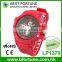 LP1370 New fashion stainless steel case back digital color strap watches