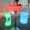 New PE Plastic Bar Table with LED light and remote YXF-6011A