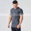 2016 hotsale custom jogging shirt gym wear exerciser fitness clothes with factory price