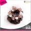 Top Design Rose Gold Plating Inlay Crystals Pearl Brooch