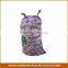 HDPE tubular drawstring mesh bag for garlic packing