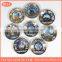 famous tourist souvenir sublimation hand painted custom fashion ceramic home decoration custom fridge magnet sticker