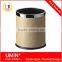 Faux Leather Indoor Double Trash Bin
