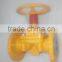 PFA Lined Diaphragm Valve Weir Type