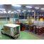 pallet shutte system on mezzanine rack floor