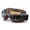 BJ-GT-011 Top Quality Adult Custom Coffee Leather Safety Spectacles Motocross Goggles