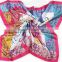 promotional custom made new design women silk scarf