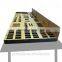 Hot design acrylic cosmetic display stand made of black organic glass