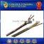 nickel copper 450C fiberglass braided Stainless Steel double shielded cable