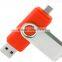 Swivel cheap OTG android mobile phone usb flash drive