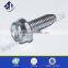 Alibaba Online Shopping Zinc Plated Self Tapping Hex Screw With Flange