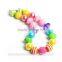 Rainbow Chunky Baby Necklace,Girls Chunky Necklace,Little Girls Birthday Necklace